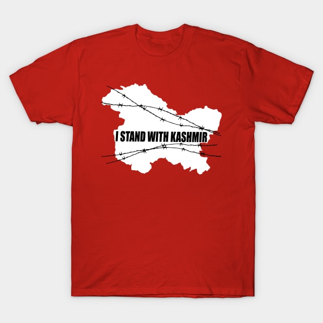 i stand with kashmir freedom co T-Shirt by hadlamcom